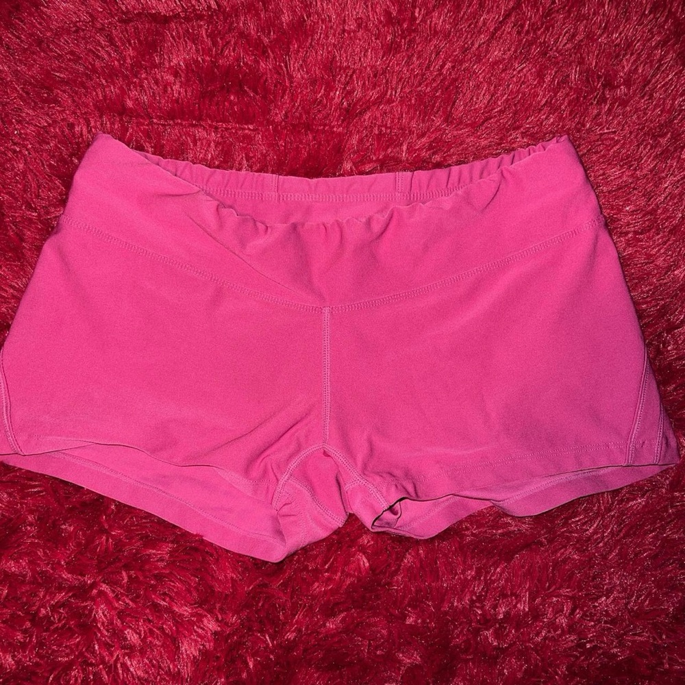 Pink workout shorts size large